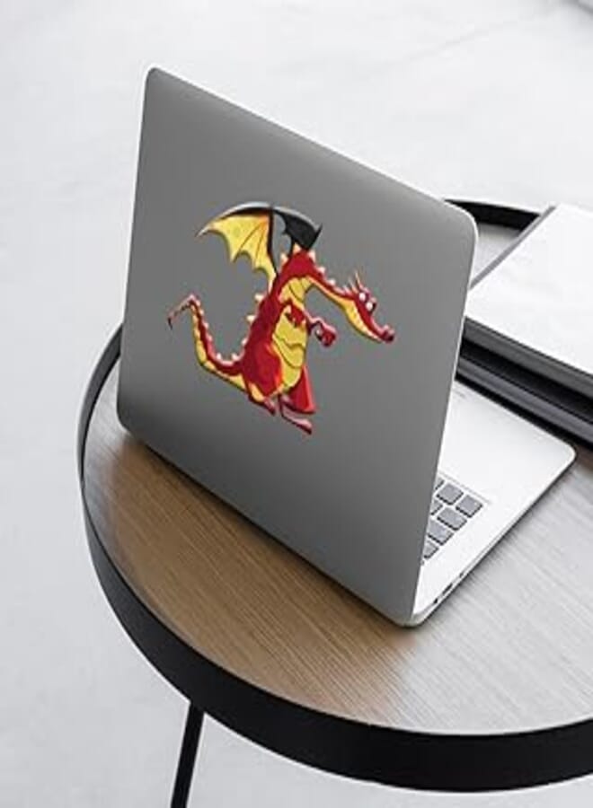 Generic Laptop skin size 15×15 on the outside and 8×7 on the inside, removable Laptop skin, Sticker multi-colored, transparent vinyl plastic sticker - 6221243348863