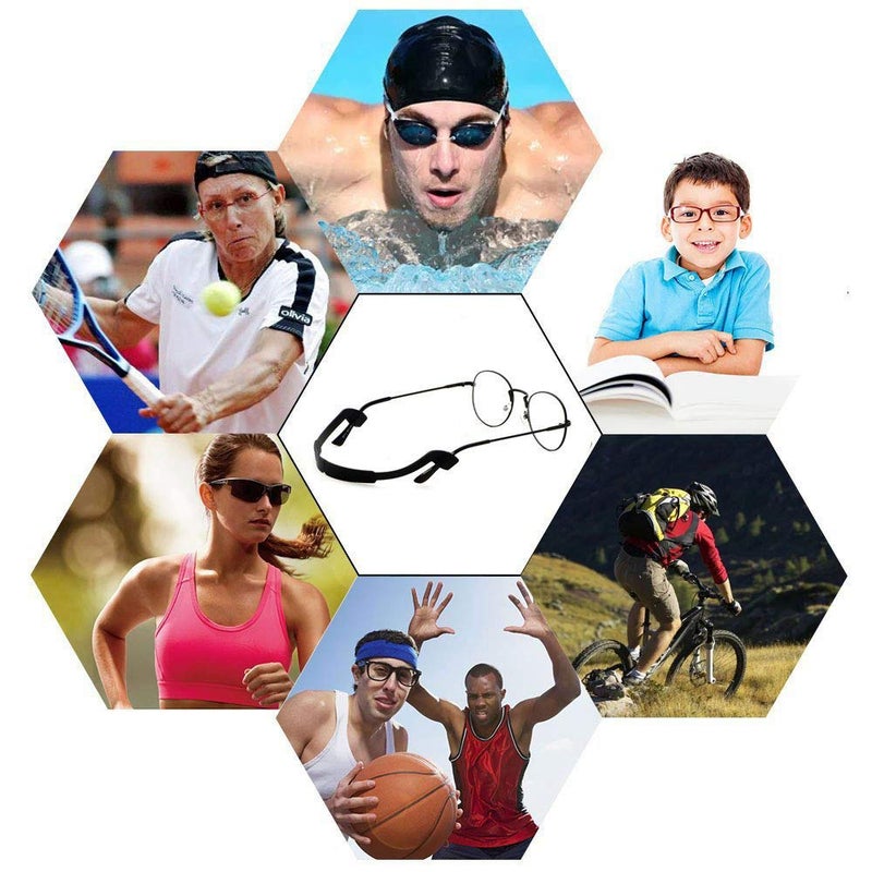 Linwnil Silicone Eyeglass Strap Eyewear Retainers Sports Anti-slip Elastic Cord Holder  - Image 4