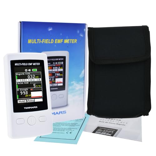 TENMARS Multi-Field EMF Meter Pocket ELF RF Gauss Meter 2000mG Electromagnetic Electric RF Field Strength Tester with Warning Indicator - Image 3