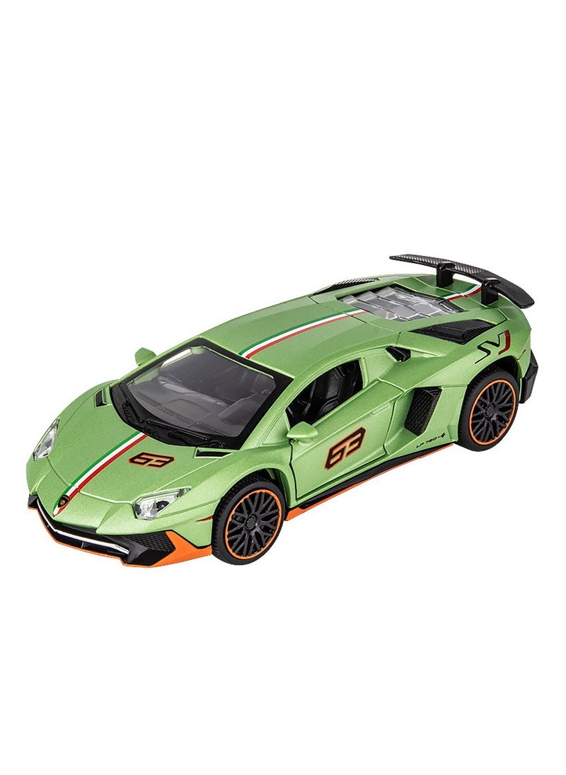 General - 1:24 for LP780 Alloy Toy car car Model Racing Simulation Sports car Ornaments - Image 1