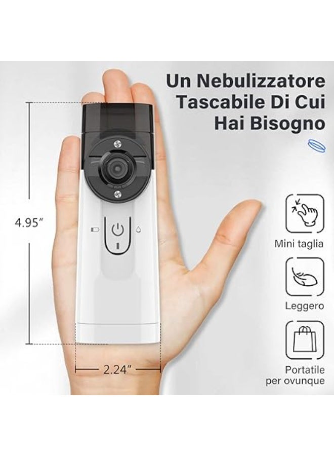 Portable Inhaler Nebuliser Set – Low-Noise Device for Effective Treatment of Respiratory Diseases | Complete Set for Children and Adults - Image 2