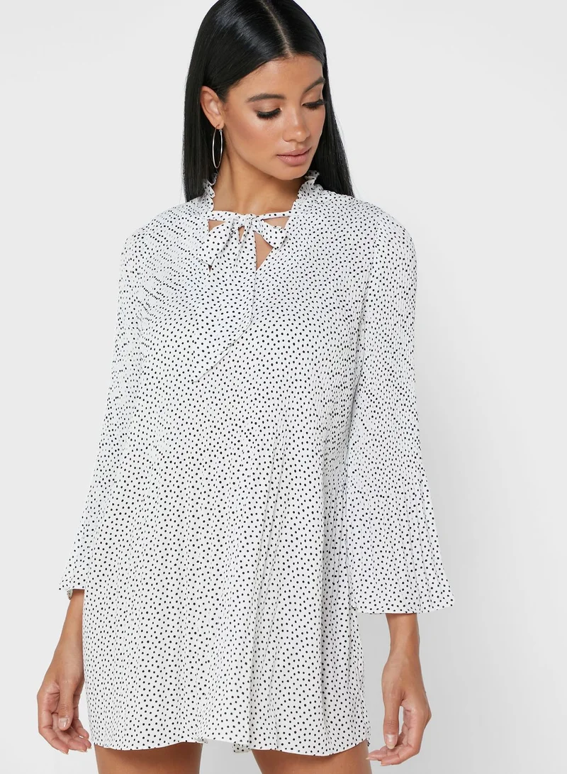 River Island Petite Ava Spot Dress