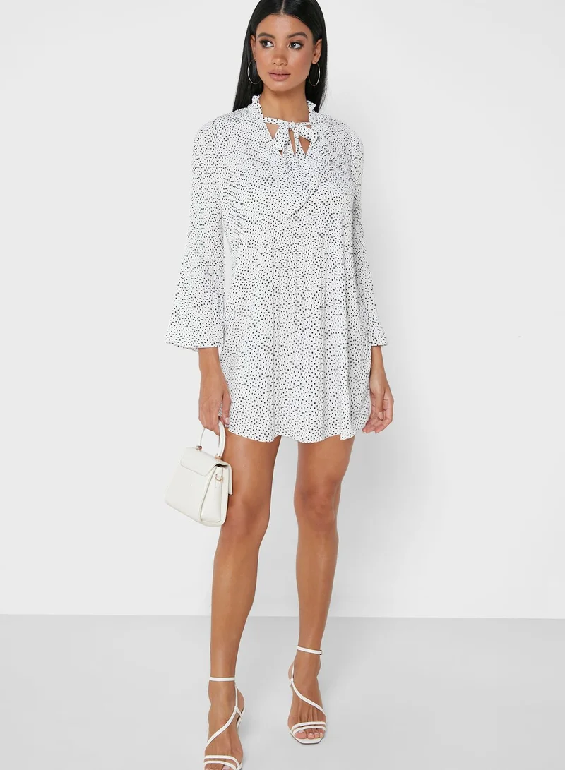 River Island Petite Ava Spot Dress