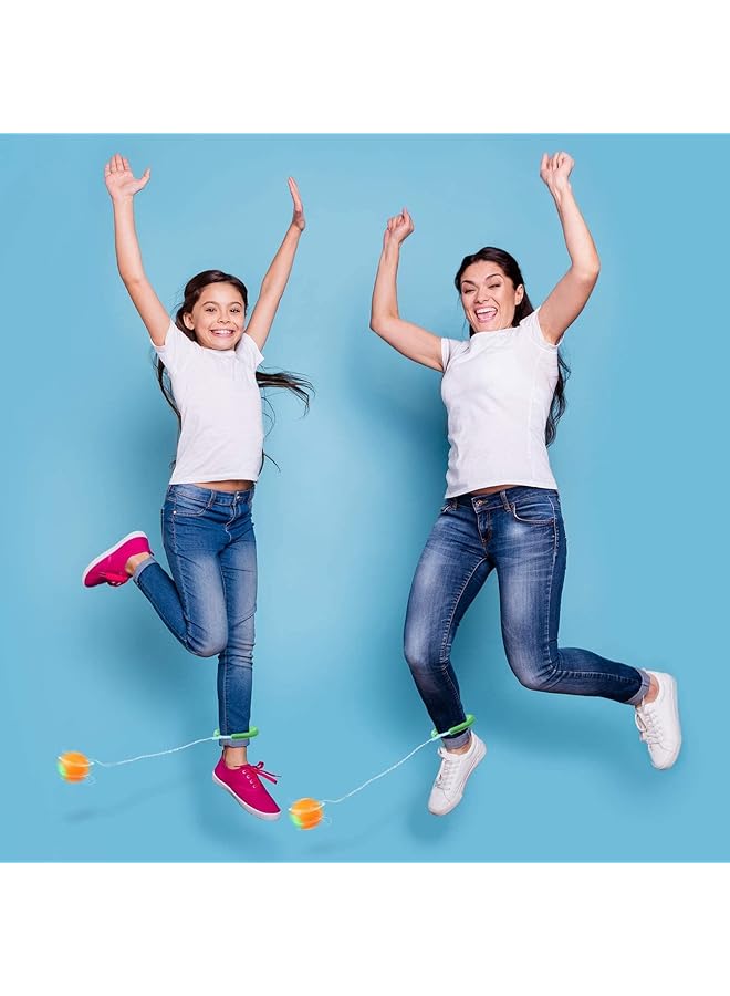 X spring Skip Ball For Kids Skip Ball Jumping Swing Toy Ankle Jump Rope Toy With Soft Foam Padding Outdoor Fitness Sports Game For Boys And Girls Ages 5 12 Fun Exercise Skip It Toy - Image 5