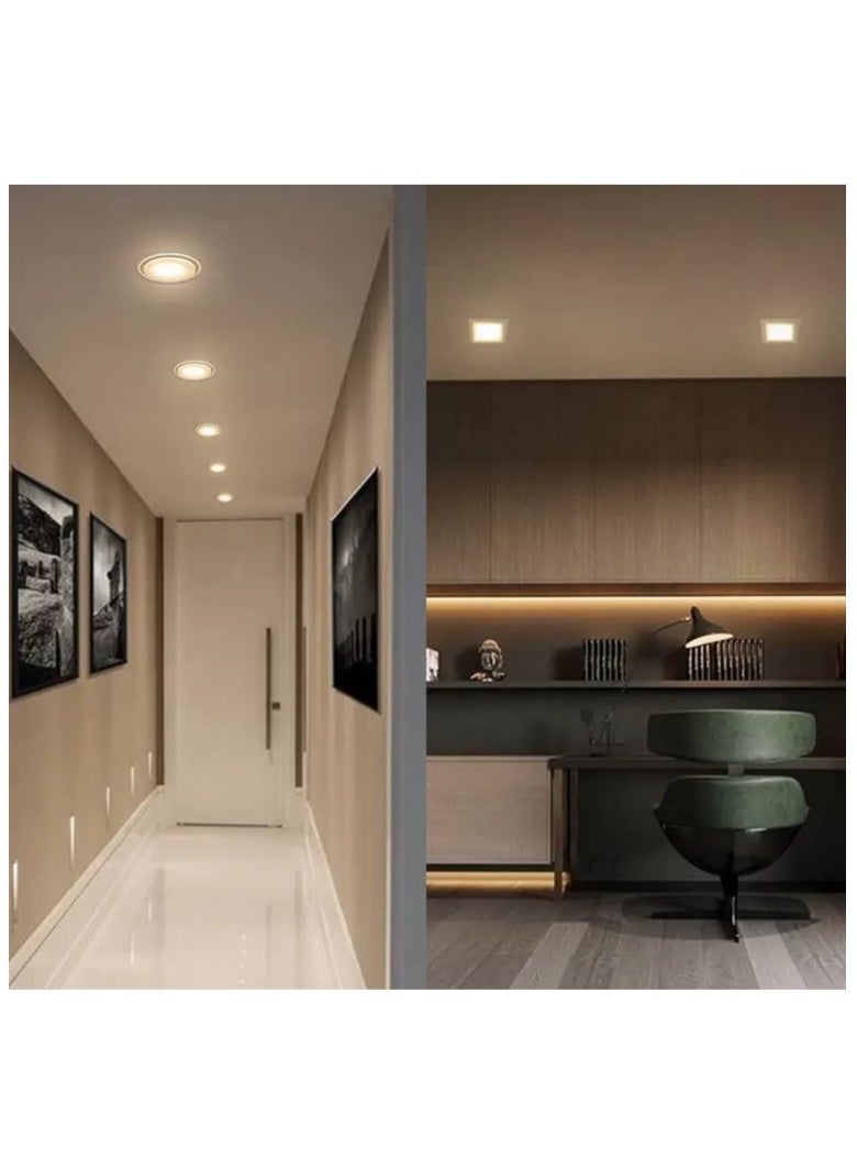 Energy-Efficient Round LED Panel Light – Slim Recessed Ceiling Fixture with Bright White Illumination, Anti-Glare Design, Long Lifespan, Easy Installation for Home, Office, Shops & Commercial Use - Image 4