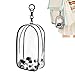 Aerbee Clear Figure Display Bag for LABUBU Thickening Figures Storage Bag with Keychain Medium Doll Hanging Blind Box Portable Douple Zipper Closure Dustproof Collectibles Case for Figures Dolls - Image 3