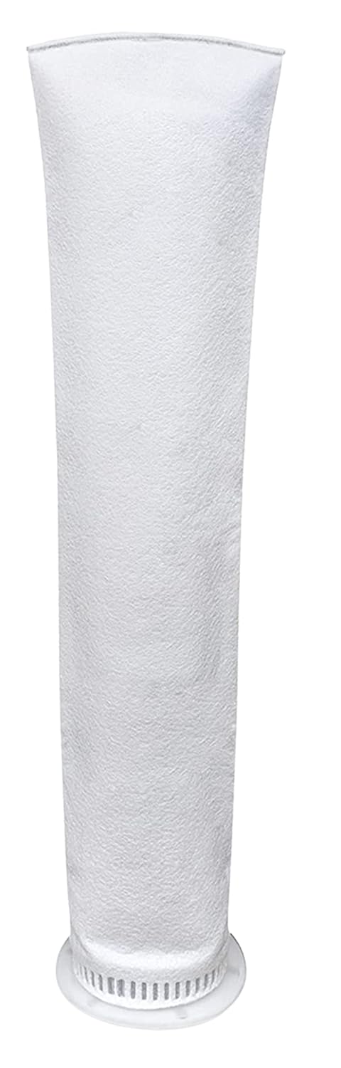 AQUALEX Pokar RO 5 Micron Sediment Water Filter Bag Suitable for 4 Dia 20 Length Aquarium Fish Tank Filter Sump Felt Sock Mesh Net Bag Micron Bore Water Filter 1