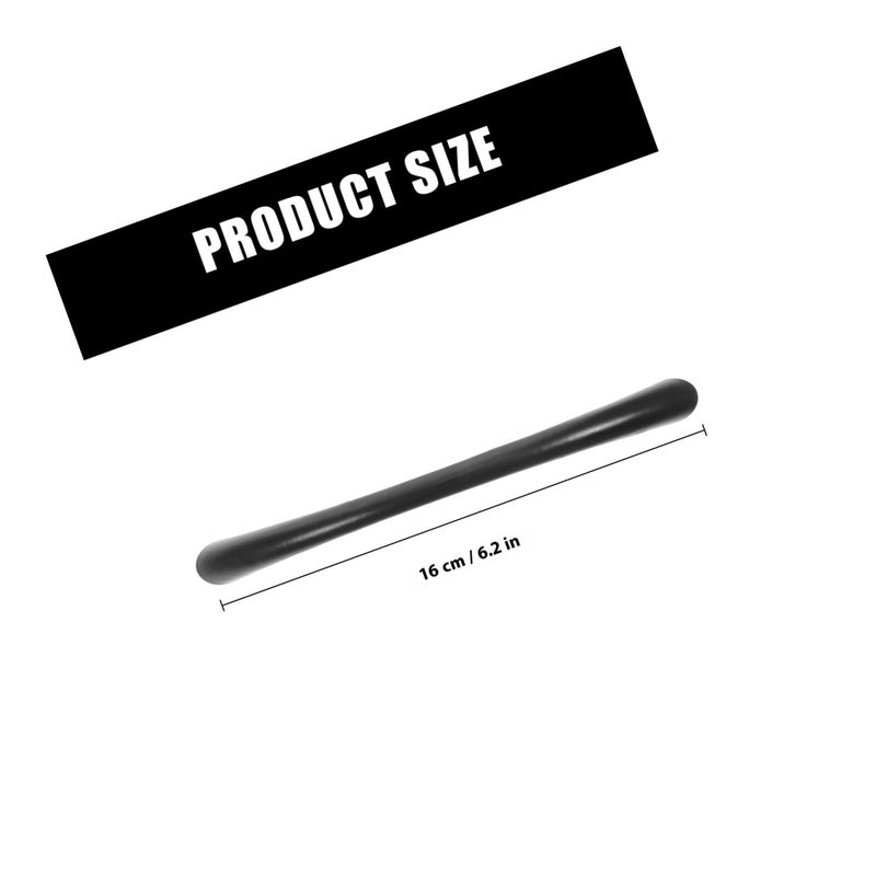 10Pcs Black Zinc Alloy Cabinet Handles Arc Shape Drawer Pulls For Kitchen Wardrobe - Image 3