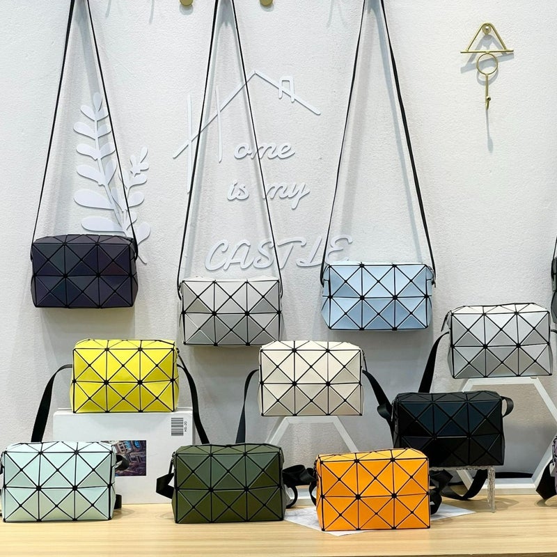 New Geometric Rhombus Bag High-End Cupid Square Shoulder Bag Drawstring Box Crossbody Bag Women''s Rhombus - Image 4