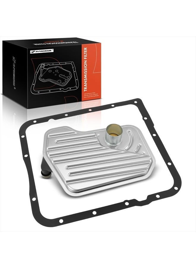 A-Premium Automatic Transmission Fluid Filter with Pan Gasket, Compatible with Chevrolet Corvette 1997-2007, Replaces 24208149, 24207600  - Image 1