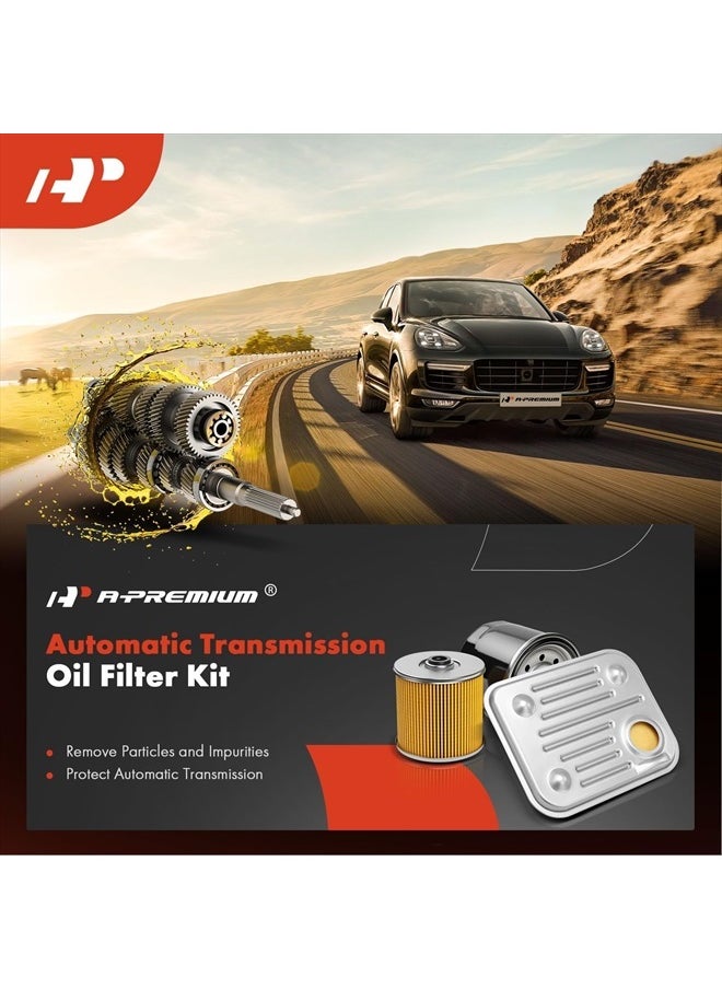 A-Premium Automatic Transmission Fluid Filter with Pan Gasket, Compatible with Chevrolet Corvette 1997-2007, Replaces 24208149, 24207600  - Image 4