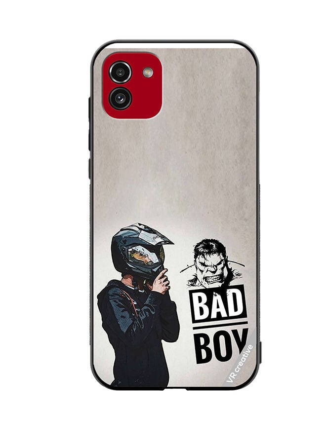 VR CREATIVE Protective Case Cover For Samsung Galaxy A03 Bad Boy Design Multicolour - Image 1