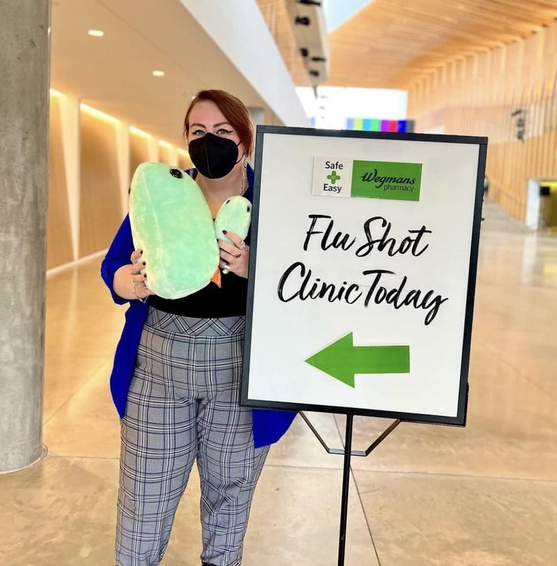 Giant Microbes 5-7 Plush Flu Microbe Toy - Image 3