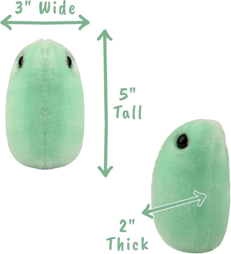 Giant Microbes 5-7 Plush Flu Microbe Toy - Image 4
