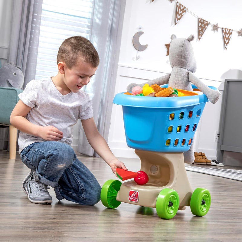 Step2 Little Helper's Shopping Cart 5pc - Blue - Image 3