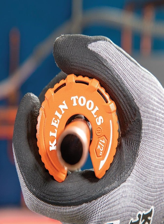 Klein Tools 50055 C-Style Copper Tubing Pipe Cutter Tool, 1/2-Inch Cutting Capacity, Ultra-Compact Design for Tight Spaces - Image 5