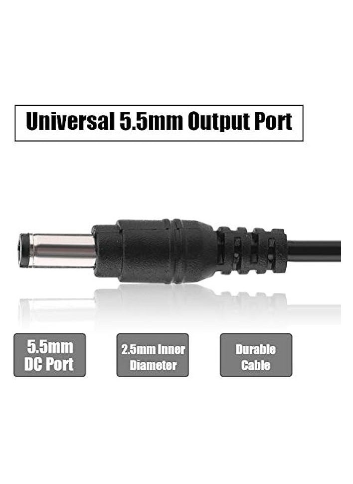 erorex To Use Black DC 16.8V AC100-240V Adapter Power Adapter For Li Battery, Balance Toy For Head Lamp Toy Car Balance Car  - Image 2