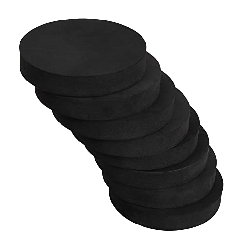 MyLifeUNIT EVA Anti Vibration Pads for Washing Machine Non Slip and Silent Washer and Dryer Pedestals Round 8 Pack - Image 1