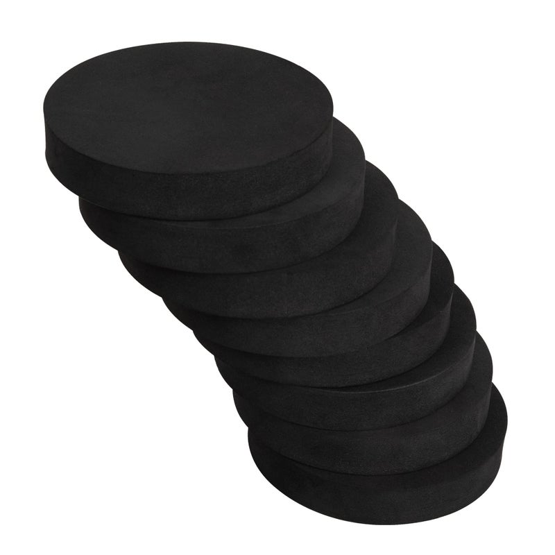 MyLifeUNIT EVA Anti Vibration Pads for Washing Machine Non Slip and Silent Washer and Dryer Pedestals Round 8 Pack - Image 2