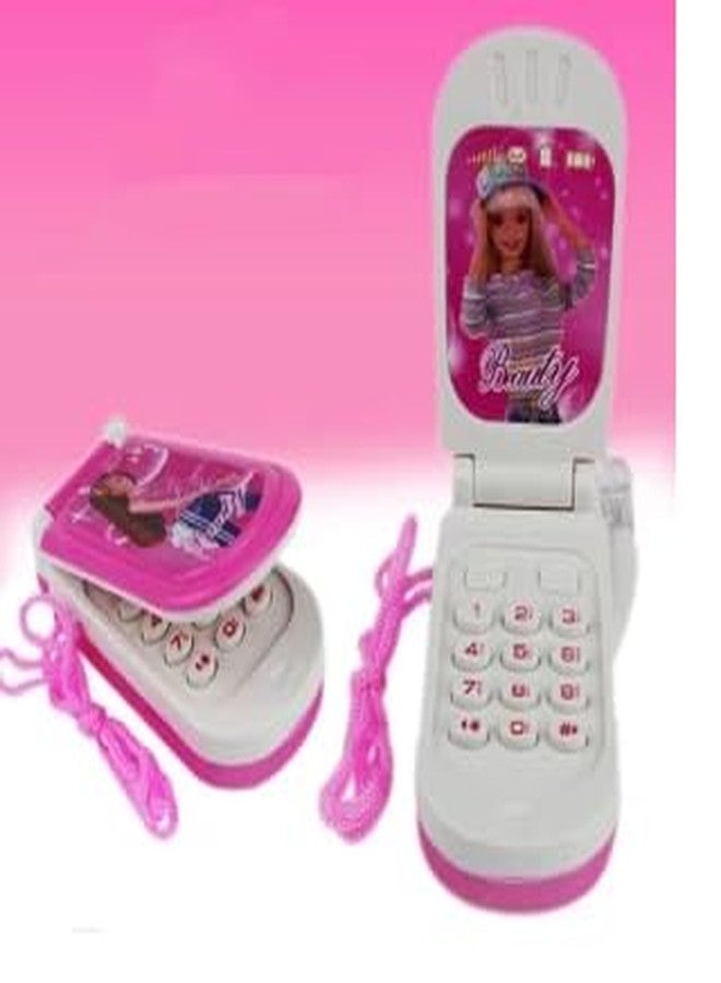 CSPARK BAND Musical Mobile Toys for Kids(Pack of 1) Musical Mobile Phone Slide Model Toy with Music Lights Sound Toys for Kids. - Image 1