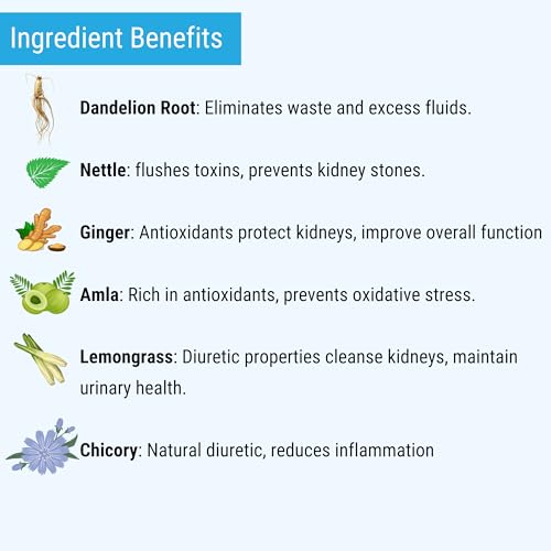 OH CHA - Dandelion Root Tea with Nettle, Amla, Lemongrass, Ginger & Chicory | Herbal Tea, Caffeine Free | Improves Kidney Function | Liver Detox & Kidney Care | 35gms - Image 4