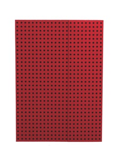 Quadro Red on Black A4 Unlined Wrap Closure 112 Pages 100gsm Notebook