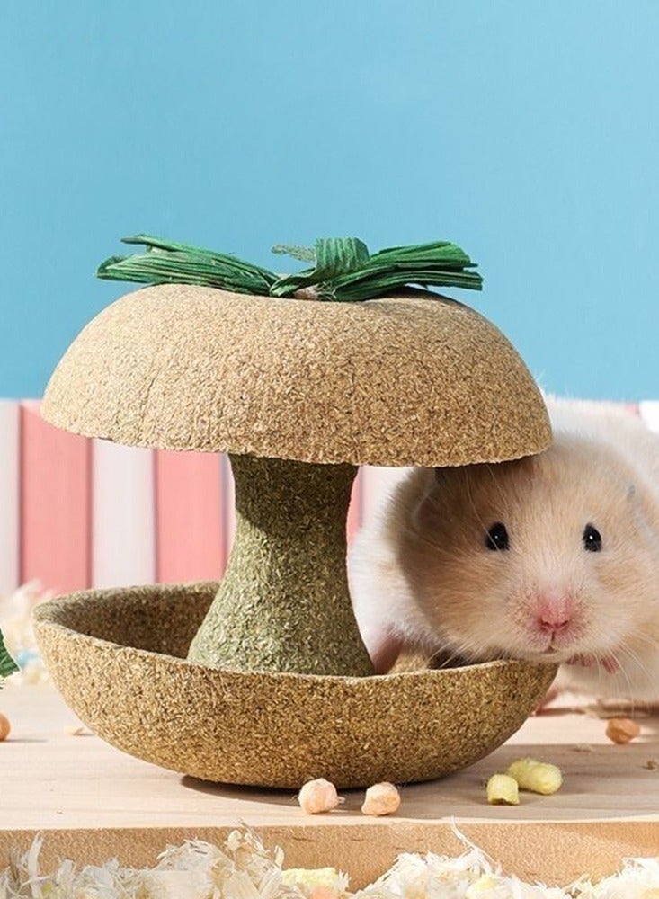 Apple Core Shape Hamster Chew Decor Toys For Small Pet Gerbils Mice Trims Rodent Teeth Smooths Claws Grinding Stone For Mouse - Image 1