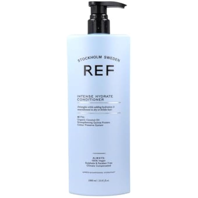 REF. ERENCE OF SWEDEN INTENSE HYDRATE CONDITIONER 1000ML CONDITIONER WITH NATURAL EXTRACTS SPECIALLY SELECTED TO PROTECT, STRENGTHEN AND MOISTURIZE THE HAIR WHILE PROTECTING HAIR COLOR - Image 1