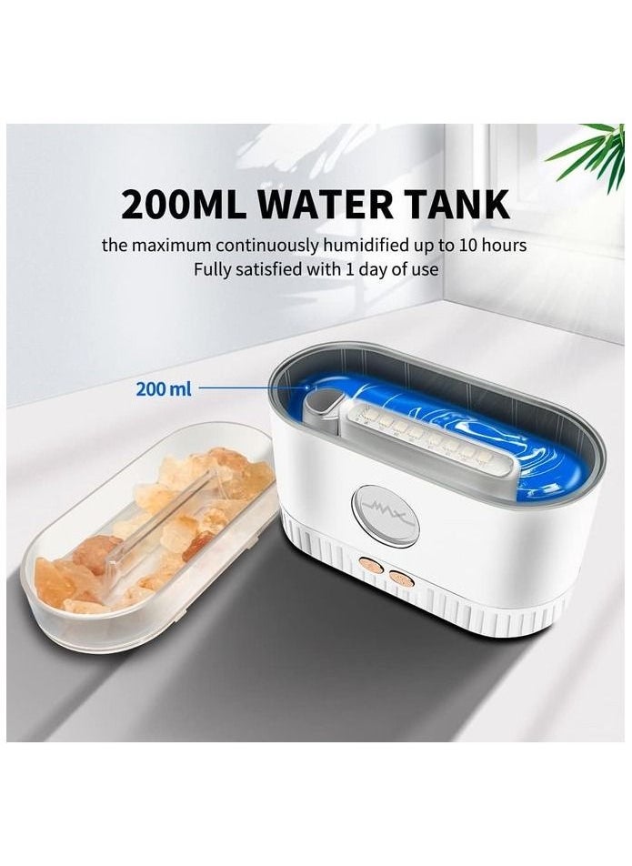 Generic Ultrasonic Humidifier with Volcanic Salt Stone with 3D Light  - Image 4
