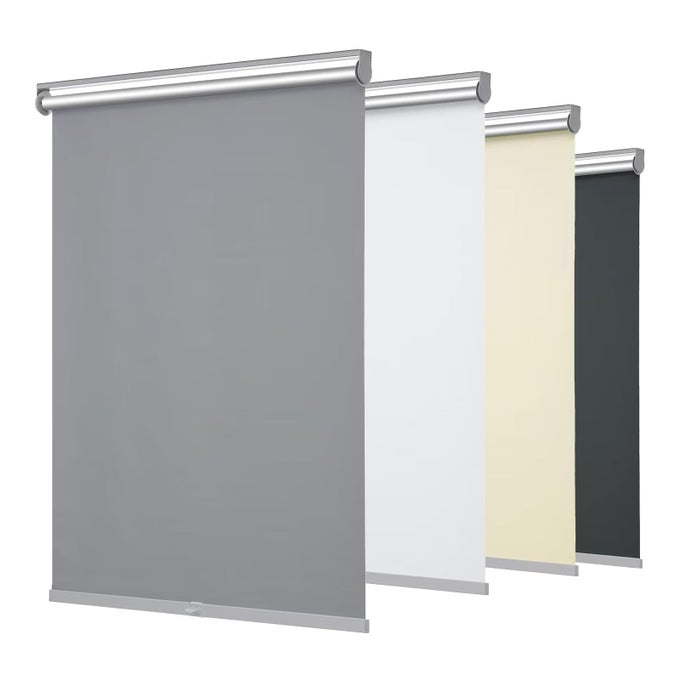 CORDLESS BLACKOUT ROLLER SHADES BLINDS FOR WINDOWSFREESTOP SHADES WITH VALANCETHERMAL INSULATED UV PROTECTION WATERPROOF ROLL UP WINDOW BLINDS FOR HOMEOFFICEGREY27 W X 72 H