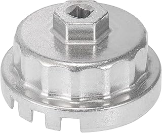 X AUTOHAUX X AUTOHAUX Oil Filter Cap Wrench 14 Flutes 4 Slots 64.5mm Oil Filter Cap Removal Tool for Toyota Camry RAV4 Highlander  - Image 1