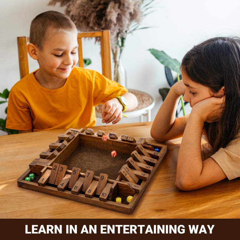 روبودا اللعبة اللوحية Shut The Box Dice بأربعة طرق. - Image 4