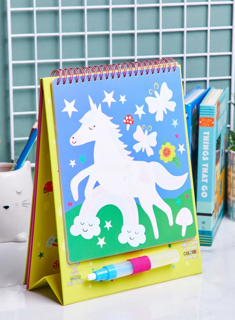 Floss & Rock Rainbow Fairy Magic Water Easel And Pen Set