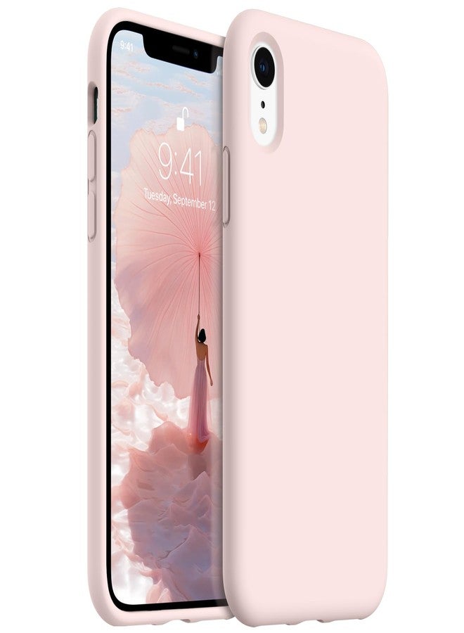 AOTESIER Shockproof for iPhone XR Phone Case, [Military Drop Protection] [Food Grade Silicone] Protective Case with Soft Anti-Scratch Lining, Camera & Screen Protection, 6.1inch, Chalk Pink - Image 1