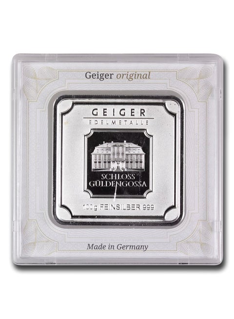 Geiger Edelmetalle Germany Silver 100 gram bar