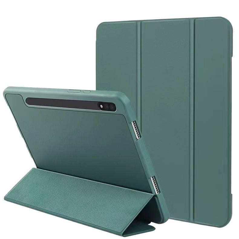 DGG حافظة سامسونج تاب متوافقة مع Samsung Galaxy Tab S8 Plus / Samsung Galaxy Tab S6 Lite مع حامل قلم باللون أسود مع غطاء حماية ووظيفة حامل وحمل يومي للتابلت بوظيفة حامل باللون الأسود. - Image 2