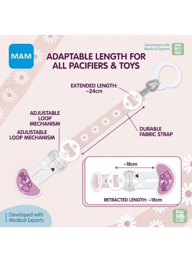 Mam Baby Clip-It! & Cover Pink Sealife - Image 3
