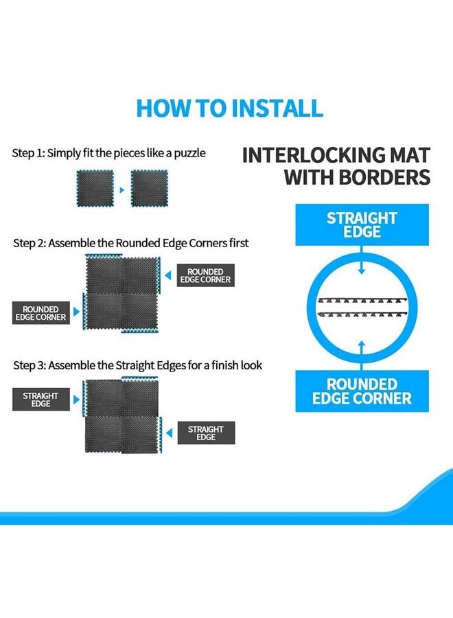 سيجناترون سجادة تمارين الألغاز للأطفال من SIGNATRON مع بلاطات متشابكة من إسفنج EVA وأرضيات واقية للمكتب والمنزل والمدرسة وصالة الألعاب الرياضية (8 بلاطات - 32 قدمًا مربعًا) - Image 5
