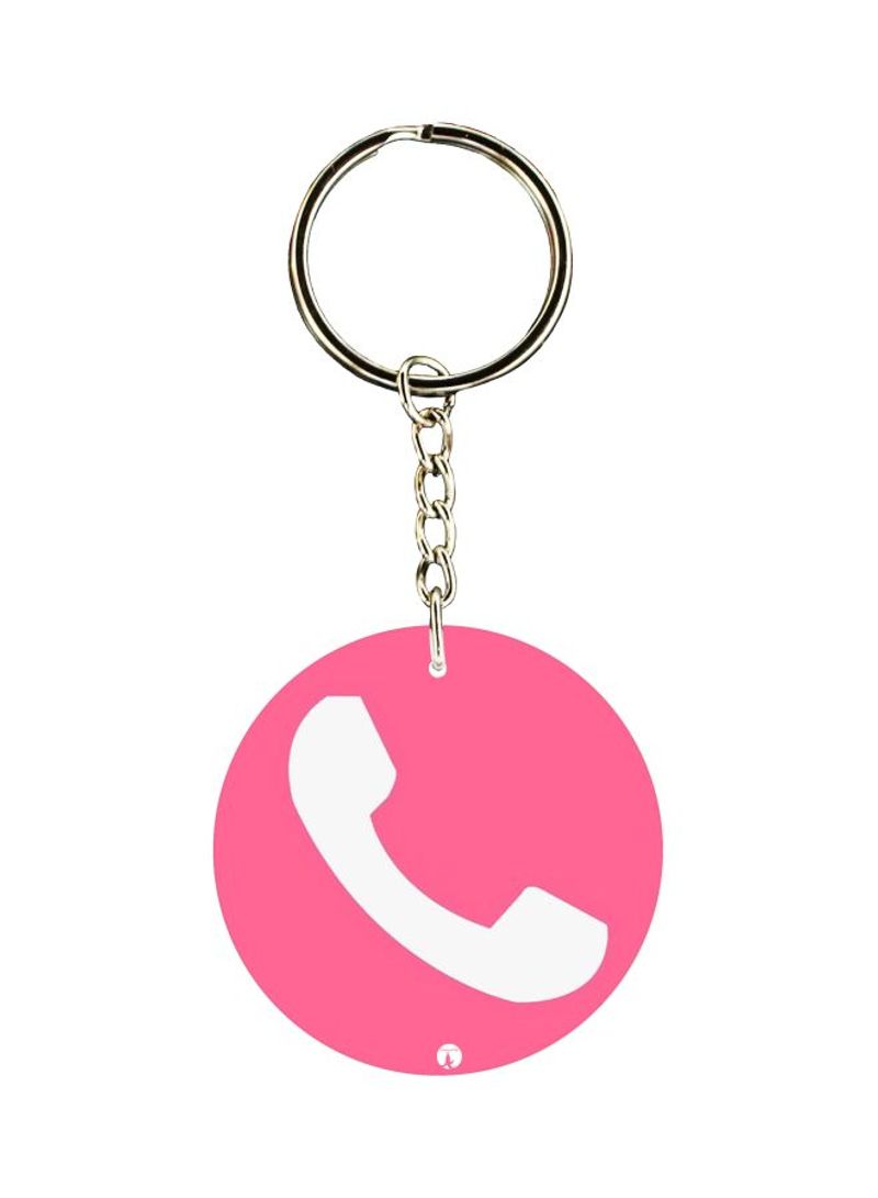 RKN Telephone Sign Printed Keychain