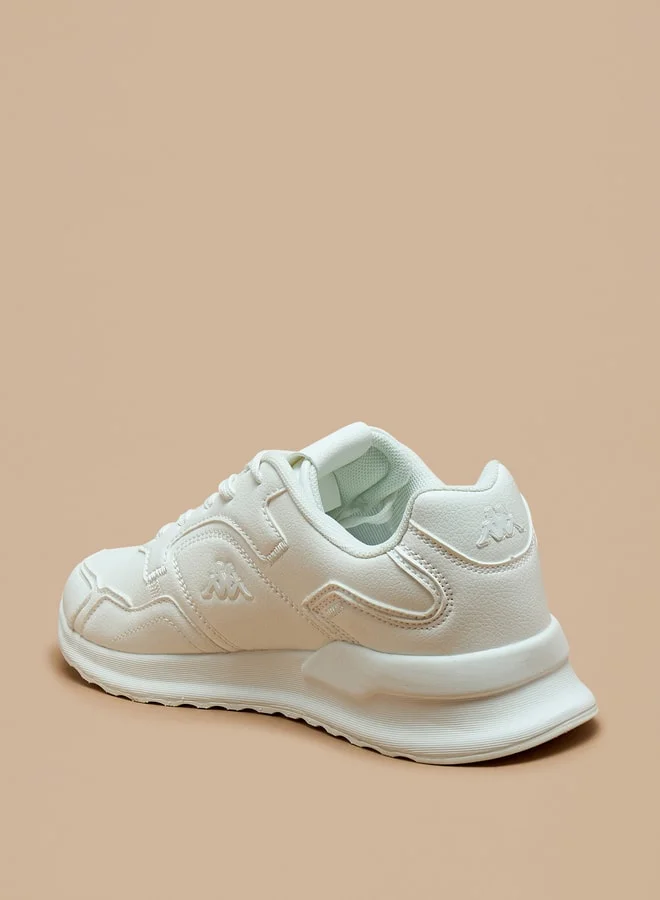 Kappa Women's Monotone Walking Shoes with Lace-Up Closure