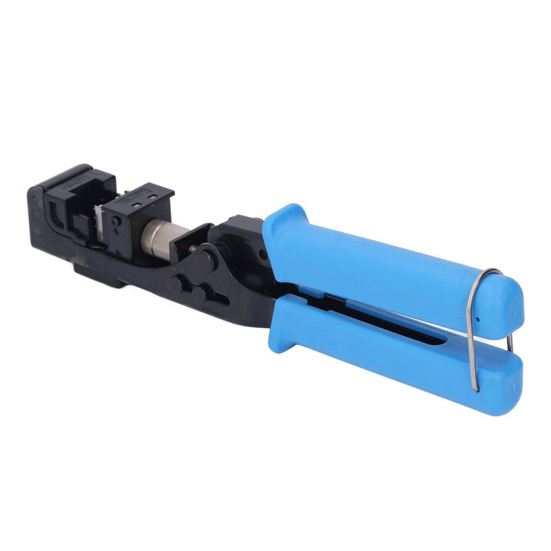RJ45 Crimp Tool Cat5e Cat6A Cat6 One-Handed Trimming 8 Wires - Adjustable Cutting Depth Stainless Steel Keystone Jack Terminator for Everest Media UTP - Image 3