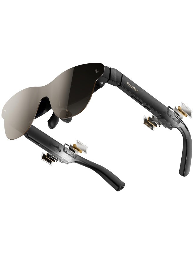 RayNeo Air 3s Pro AR/XR Glasses - 201'' 1200 Nits 120Hz HueView 2.0 Video Display Glasses, Smart Gaming Glasses for iPhone 16,15/Android/Mac/Switch 2/PS5/SteamDeck - Next-Gen Personal Theater - Image 1