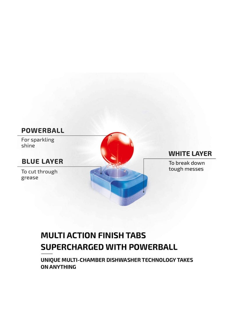 Finish - finish All In 1 Max Powerball Dishwasher Detergent 53 Tablets - Image 1