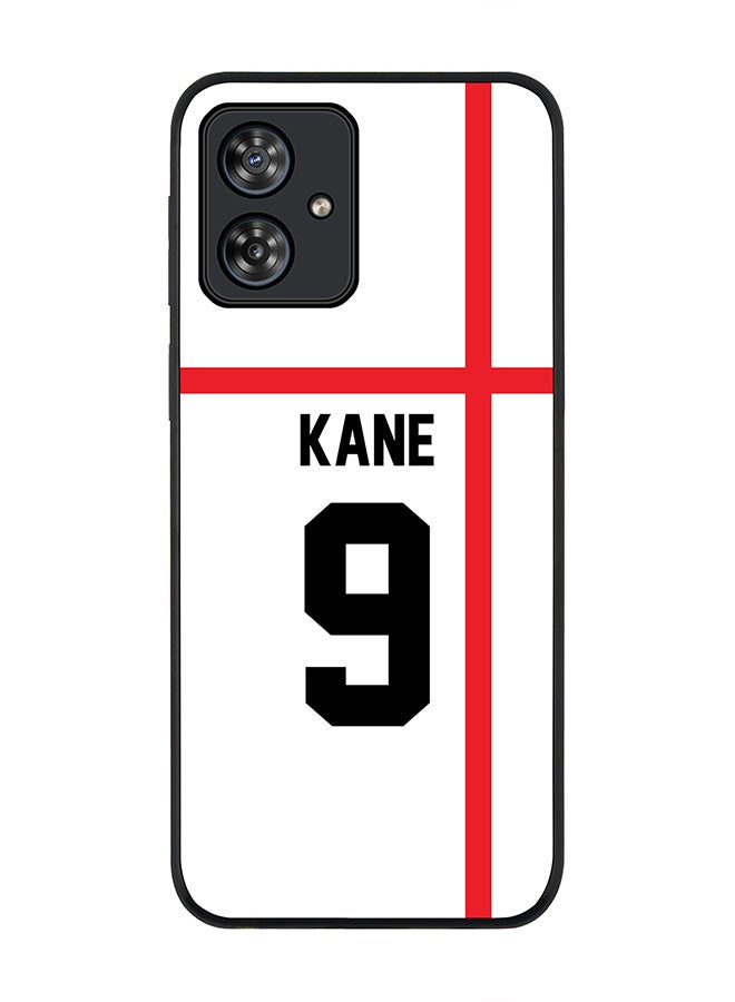 Stylizedd Rugged Black Case for Motorola Moto G54 / Motorola Moto G54 Power / Motorola Moto G64 5G  -Football Team -England,Player Name - Kane - Image 1