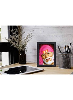 PNF pnf Poster And Frames Sai Baba Wooden Photo Frame With Acrylic Sheet | For Living, Pooja Room | Home Decoration Item | Best Gifting Option (8x6inch) 202011  - Image 2