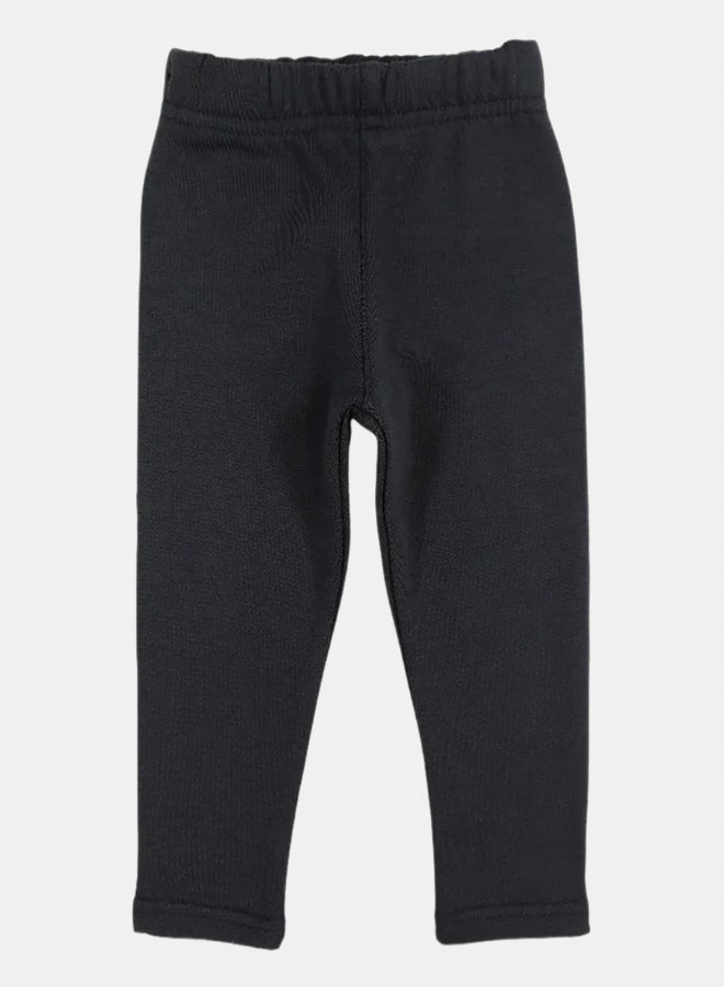 Our kids Girls Soft & Stretchy Everyday Leggings – Dark Grey - Image 1