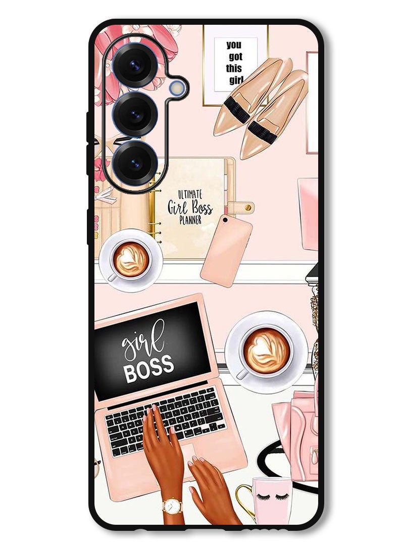 Theodor Protective Case Anti Scratch Shock Proof Bumper Cover For Samsung Galaxy S25 Plus Girl Boss Item  - Image 1