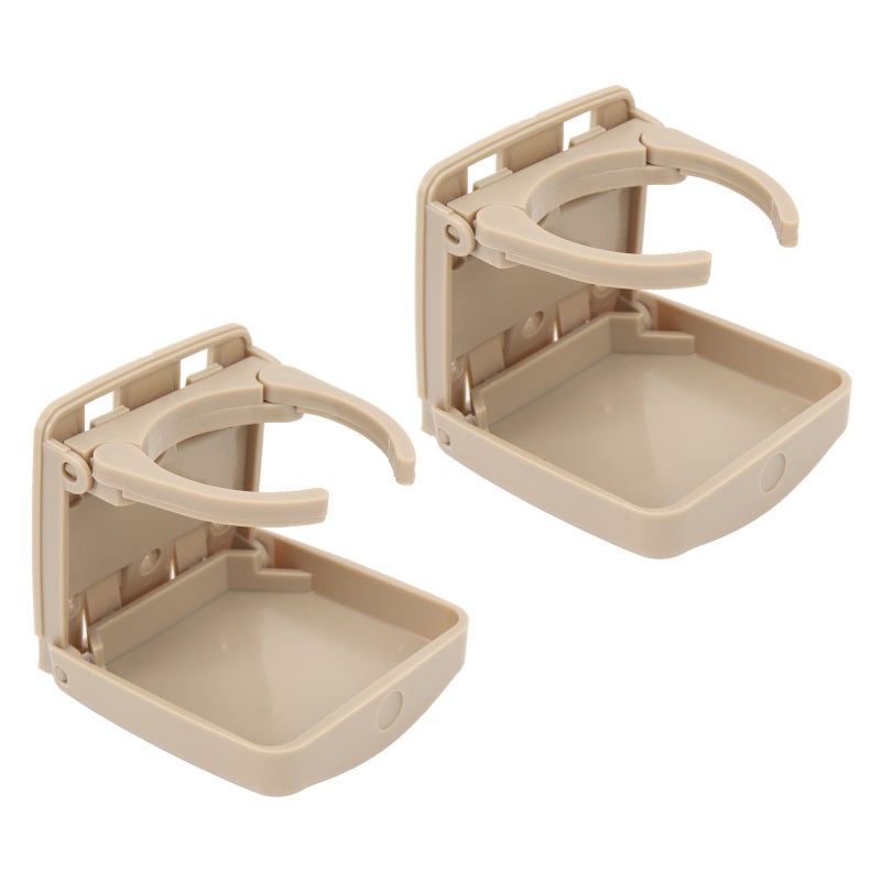 Foldable Car Cup Holder 3-Inch Adjustable Retainer Arms Vehicle Drink Holder - Space Saving Folding Automotive Cup Holders for RV - Image 3