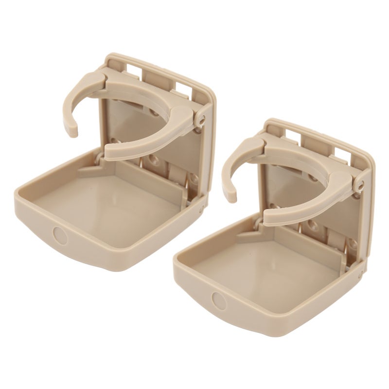 Foldable Car Cup Holder 3-Inch Adjustable Retainer Arms Vehicle Drink Holder - Space Saving Folding Automotive Cup Holders for RV - Image 2