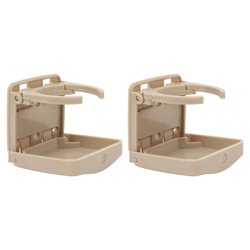 Foldable Car Cup Holder 3-Inch Adjustable Retainer Arms Vehicle Drink Holder - Space Saving Folding Automotive Cup Holders for RV - Image 4